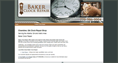 Desktop Screenshot of antiqueclockrepairatlanta.com